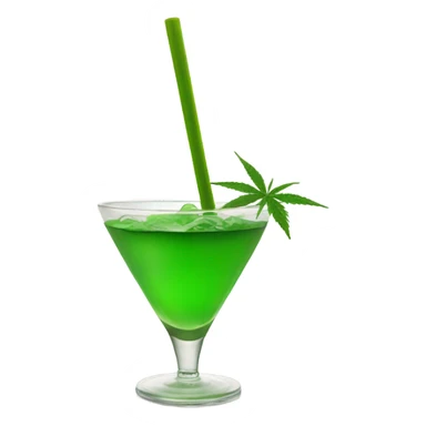 liquid marijuana cocktail sticker