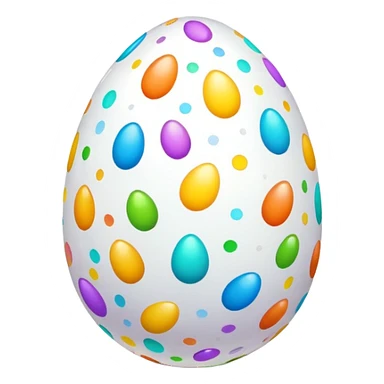 Easter egg sticker