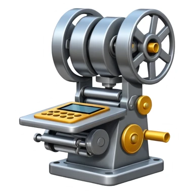 machine at the factory sticker