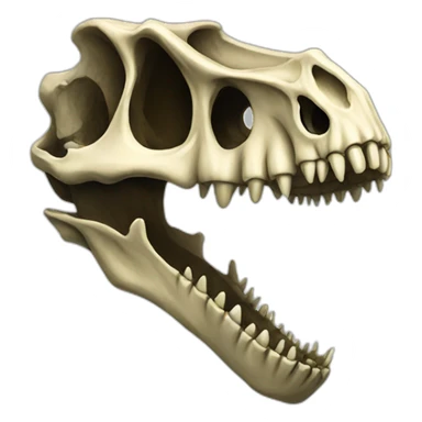 dino skull sticker