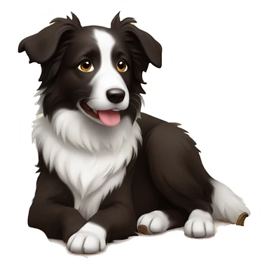 border collie puppy on thanksgiving  sticker