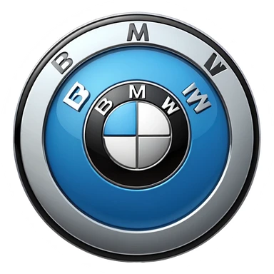 BMW slogan sticker