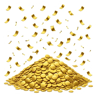 gold confetti sticker