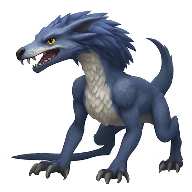 Sergal-raptor-wickerbeast-vernid sticker