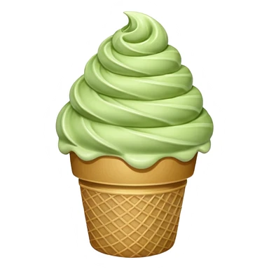 Matcha ice cream  sticker