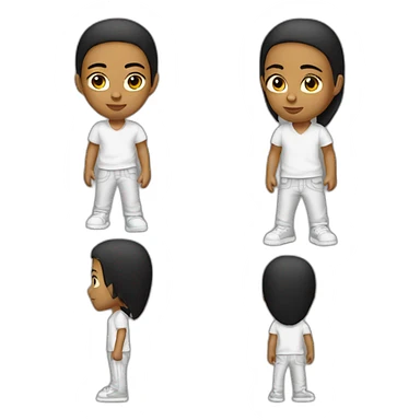 Young miko rapper sticker