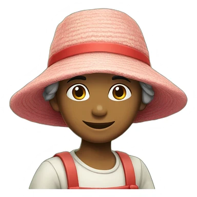petit nain de jardin avec bonnet rouge sticker