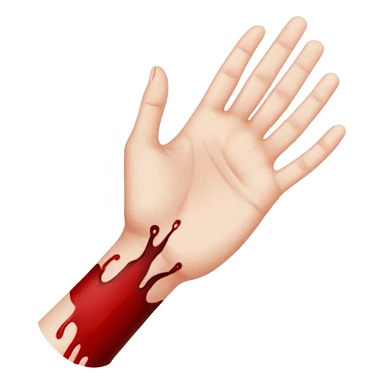 cutting wrist  sticker