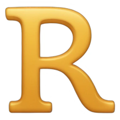 letter r sticker