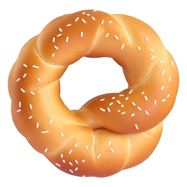 simit Turkish sesame bread ring sticker