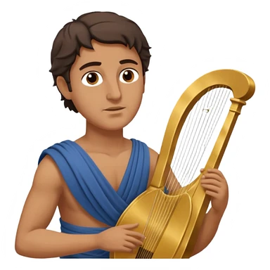 ancient greek people listening to a poet sticker