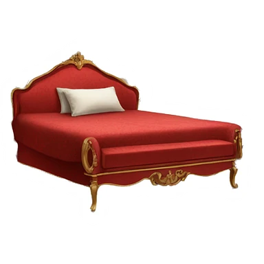 Royal red French furniture sticker