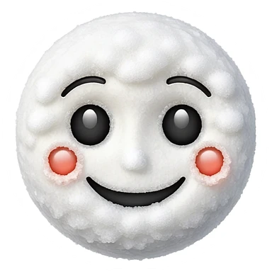 happy face emoji with pile of salt sticker