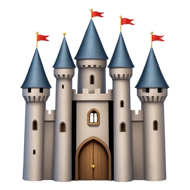minimalistic castle sticker