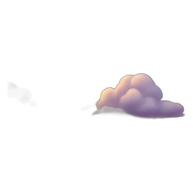 sunset with white clouds sticker