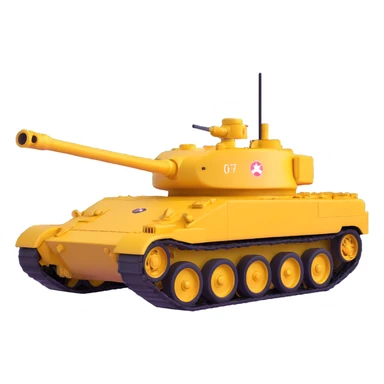 Type 90 tank front angle sticker