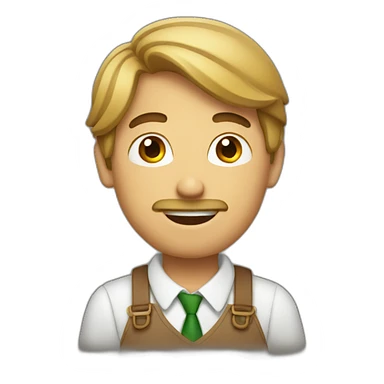 A guy learning hungarian sticker