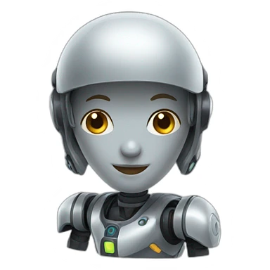 nice ai assitant bot sticker