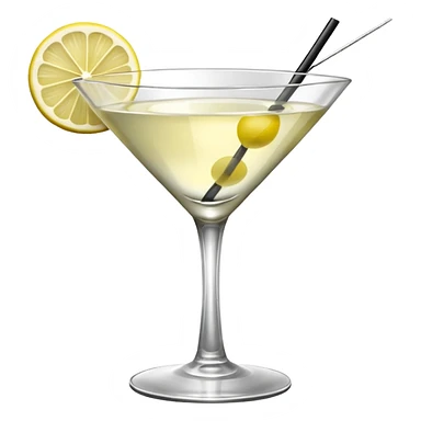 vesper martini cocktail sticker