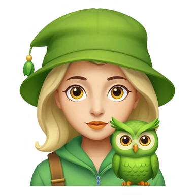 Lily duolingo sticker