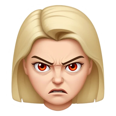 Angry woman  sticker