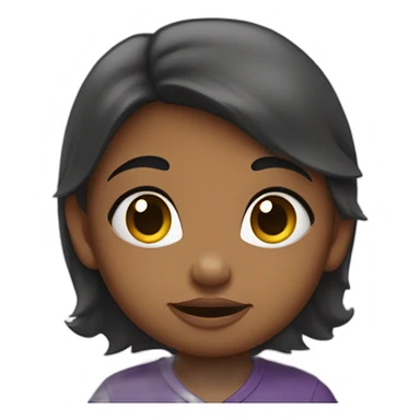 Bébé chauve fille sticker