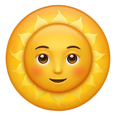 Sun yellow colored simple and visible sticker