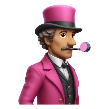 Sherlock Holmes all in the pink suit  sticker