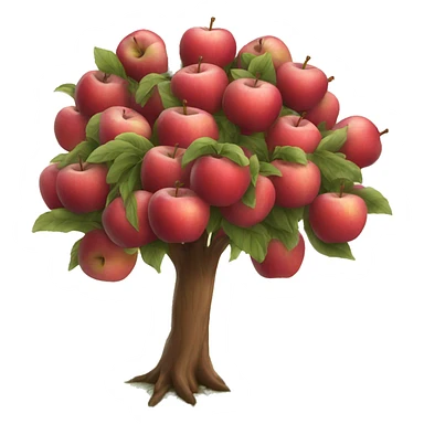 growing apple tree sticker