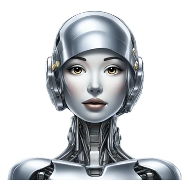 sorayama female robot  sticker