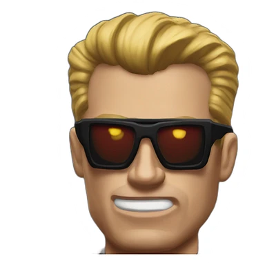 Duke nukem sticker
