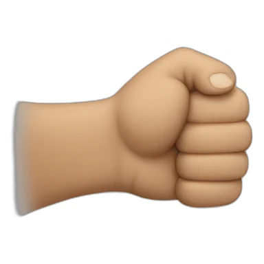 fist bump sticker