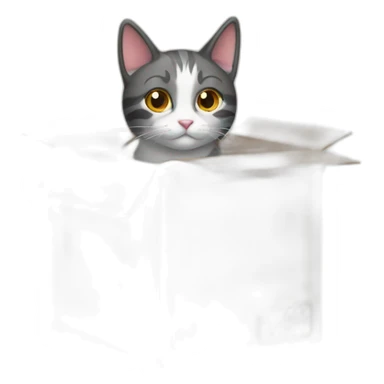Cat box sticker