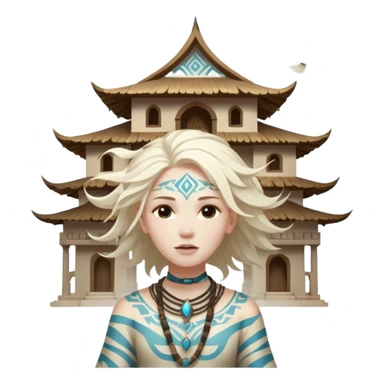 air elemental flying tribe house sticker