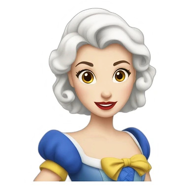 Blanche neige sticker