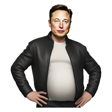 pregnant elon musk sticker