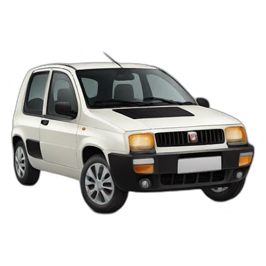 fiat panda car sticker