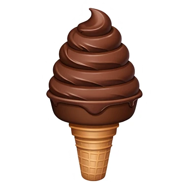 chocolate ice cream sticker