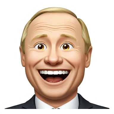 Putin laughs sticker