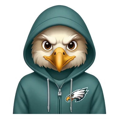 eagles with hoodie sticker