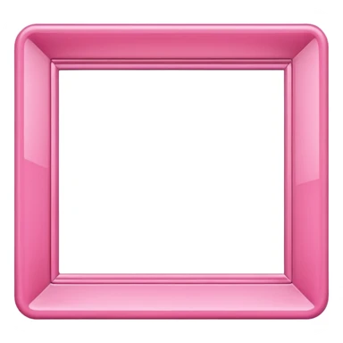 pink picture frame sticker