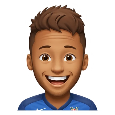 Neymar laughing sticker