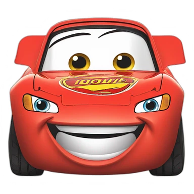 Lighting McQueen Smile sticker