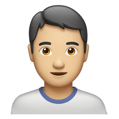 humain asiatique qui écarte ses yeux sticker