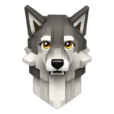 minecraft wolf sticker