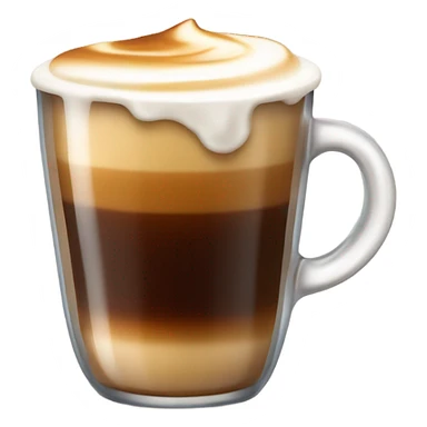 raf coffee in a glass cup sticker