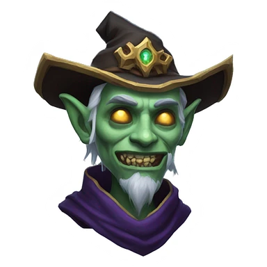 world of warcraft mage undead male sticker