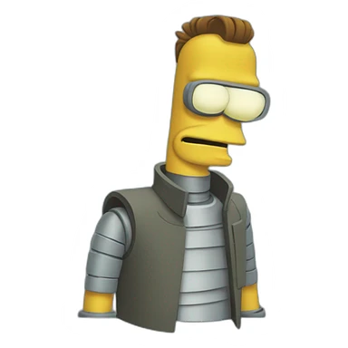 bender from futurama sticker