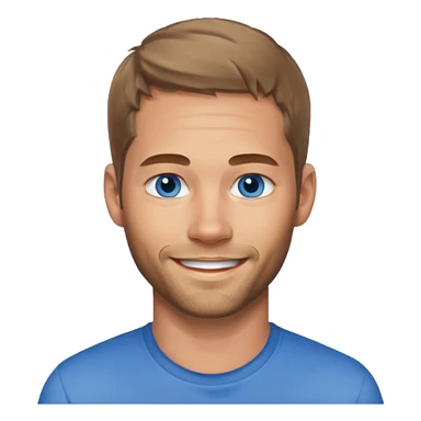 Paul Walker with blue eyes sticker