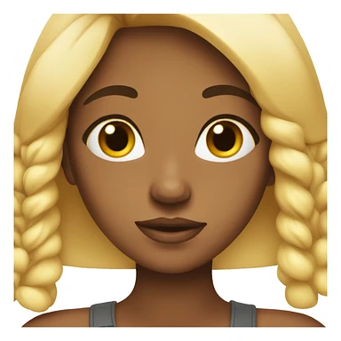 Attractive girl sticker